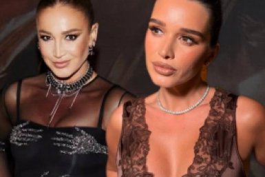 Ольга Бузова и Ксения Бородина коллаж сгенерирован PrimaDonna.media на основе соцсетей знаменитостей