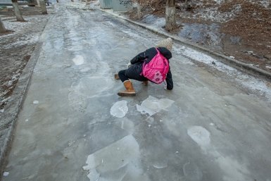 В России можно взыскать компенсацию за падение на льду Мария Смитюк, ИА PrimaMedia.ru