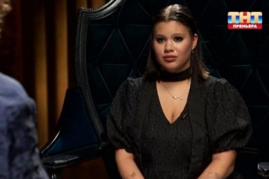 Полина Борисова скриншот. кадр из шоу &quotБитва экстрасенсов&quot (18+)
