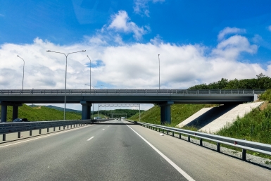дорога, трасса, автомагистраль, Приморье, путешествие, объездная до Смоляниново, дорога на Находку ИА PrimaMedia