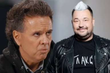 Андрей Губин и Сергей Жуков коллаж сгенерирован PrimaDonna.media на основе соцсетей Сергея Жукова и стоп-кадра из шоу &quotОстрожно. Собчак&quot (18+)