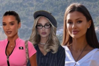 Ксения Бородина, Мария Погребняк и Виктория Боня коллаж сгенерирован PrimaDonna.media на основе соцсетей знаменитостей