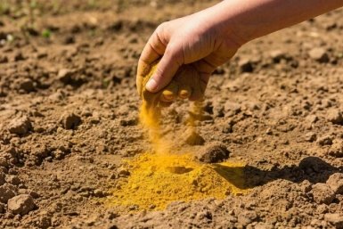 Сыплю стакан порошка в грядку вместо кучи навоза весной - урожай валом прет, а земля "спасибо" говорит