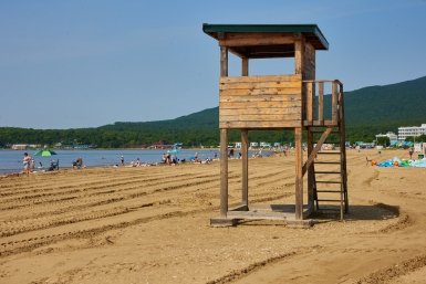 пляж, побережье, набережная, отдых у моря Дмитрий Осипчук, ИА PrimaMedia.ru