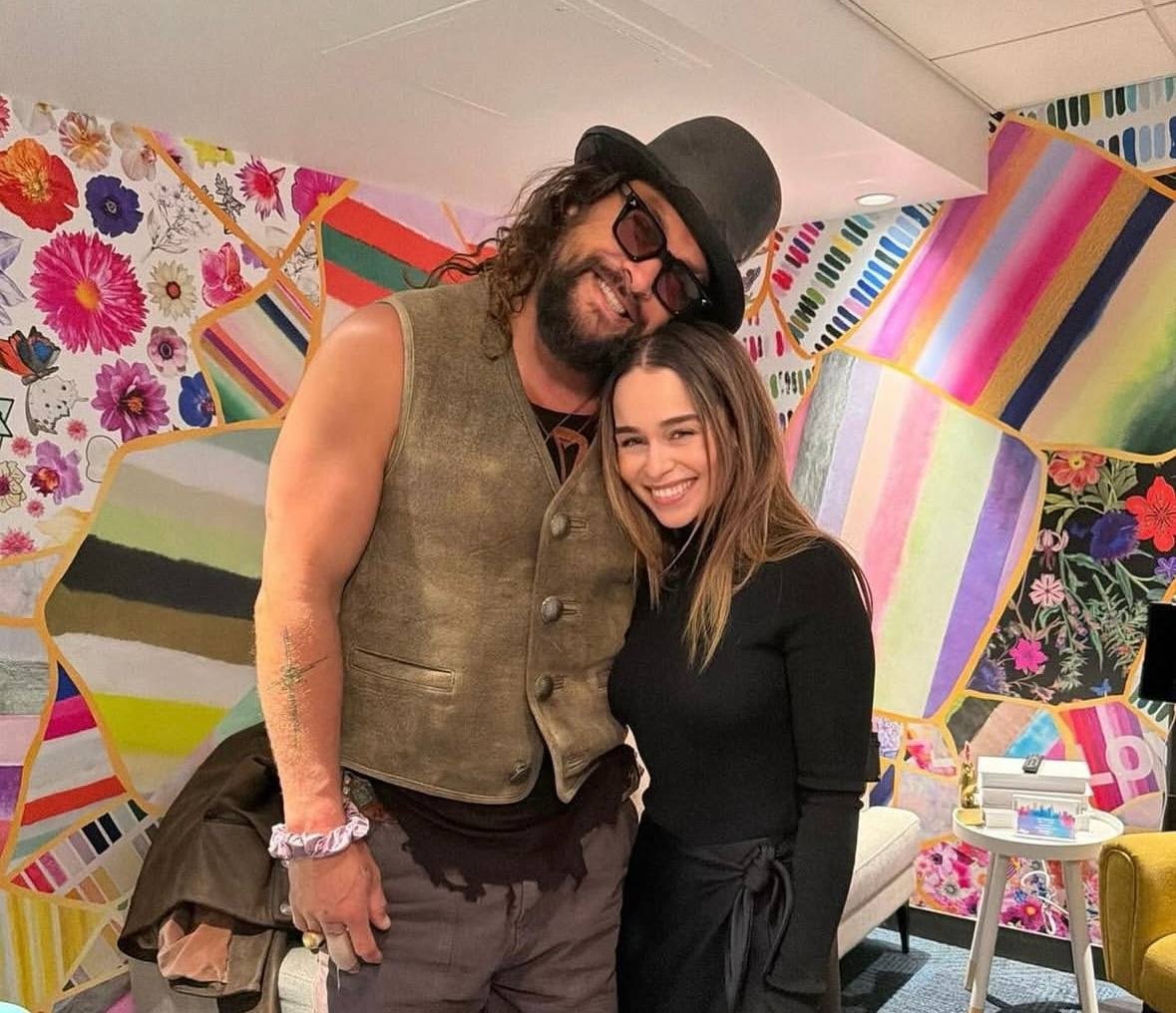 Джейсон Момоа и Эмилия Кларк соцсети Эмилии Кларк