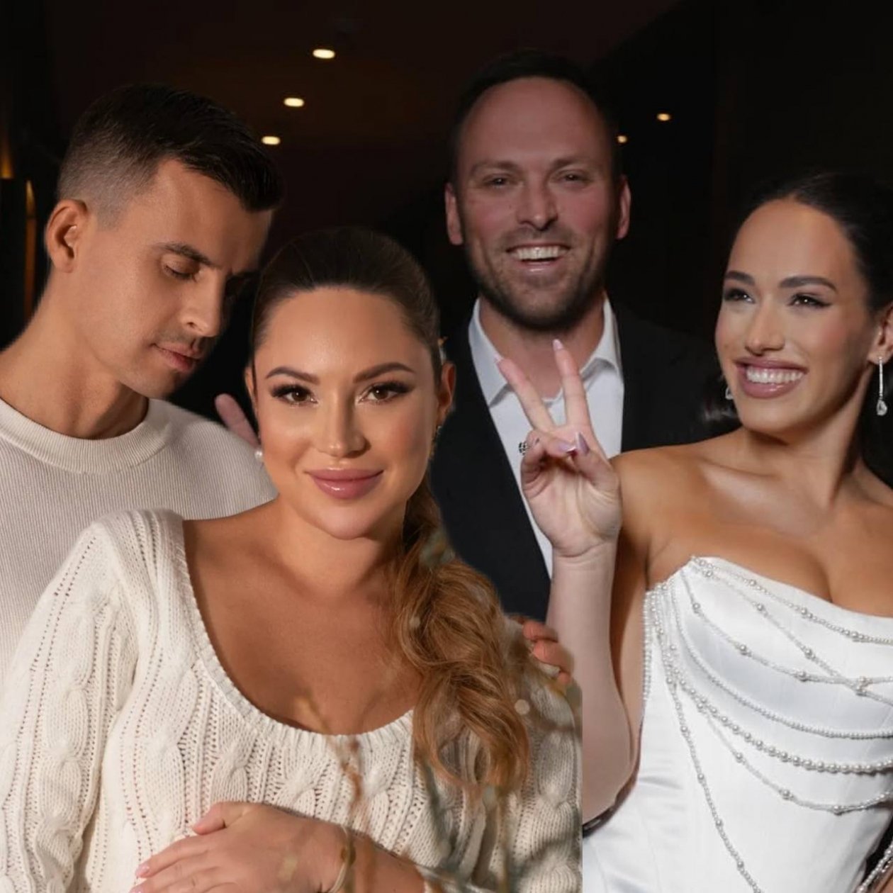 Кирилл и Дарья Туриченко, Алексей Столяров и Дарья Бондарева коллаж сгенерирован PrimaDonna.media на основе соцсетей знаменитостей