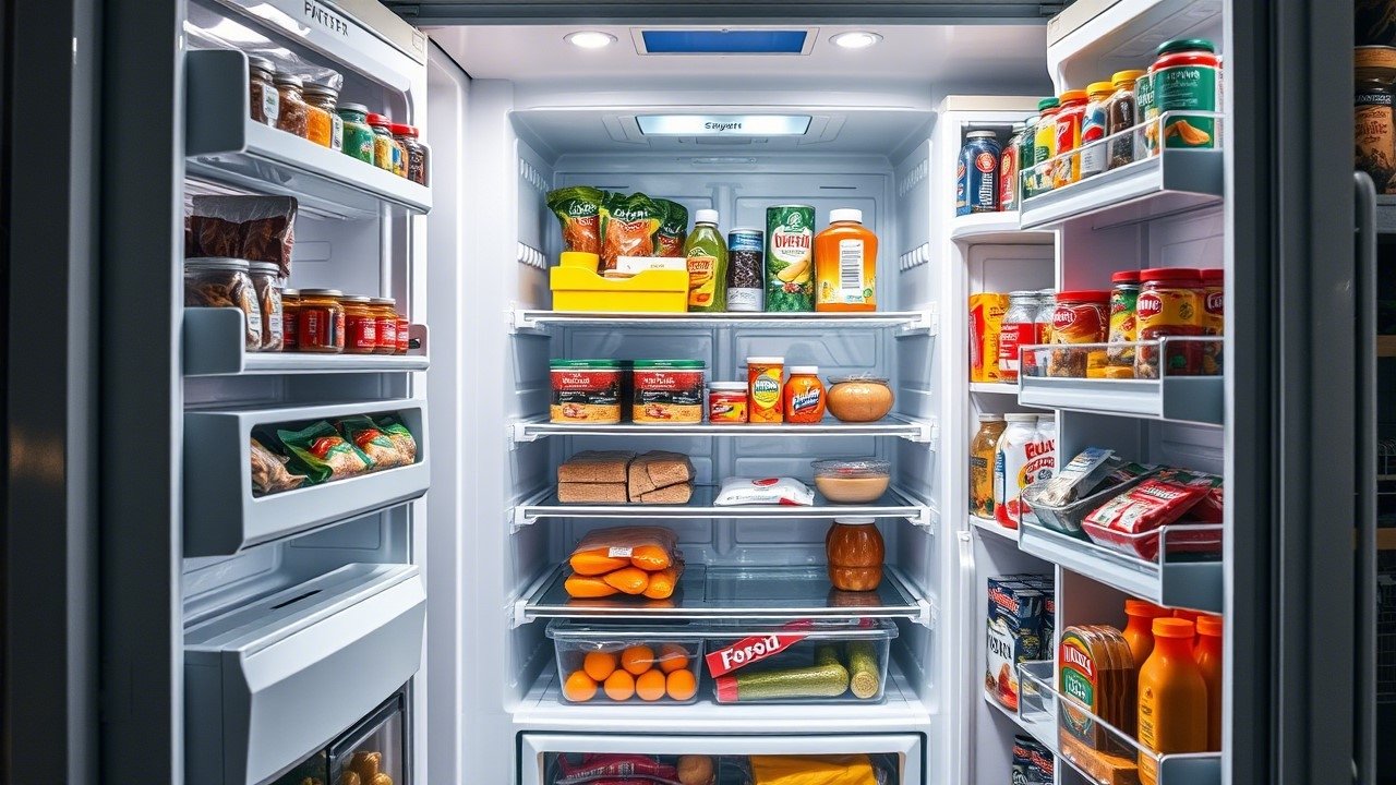 Холодильник с едой ИИ Qwen (18+)