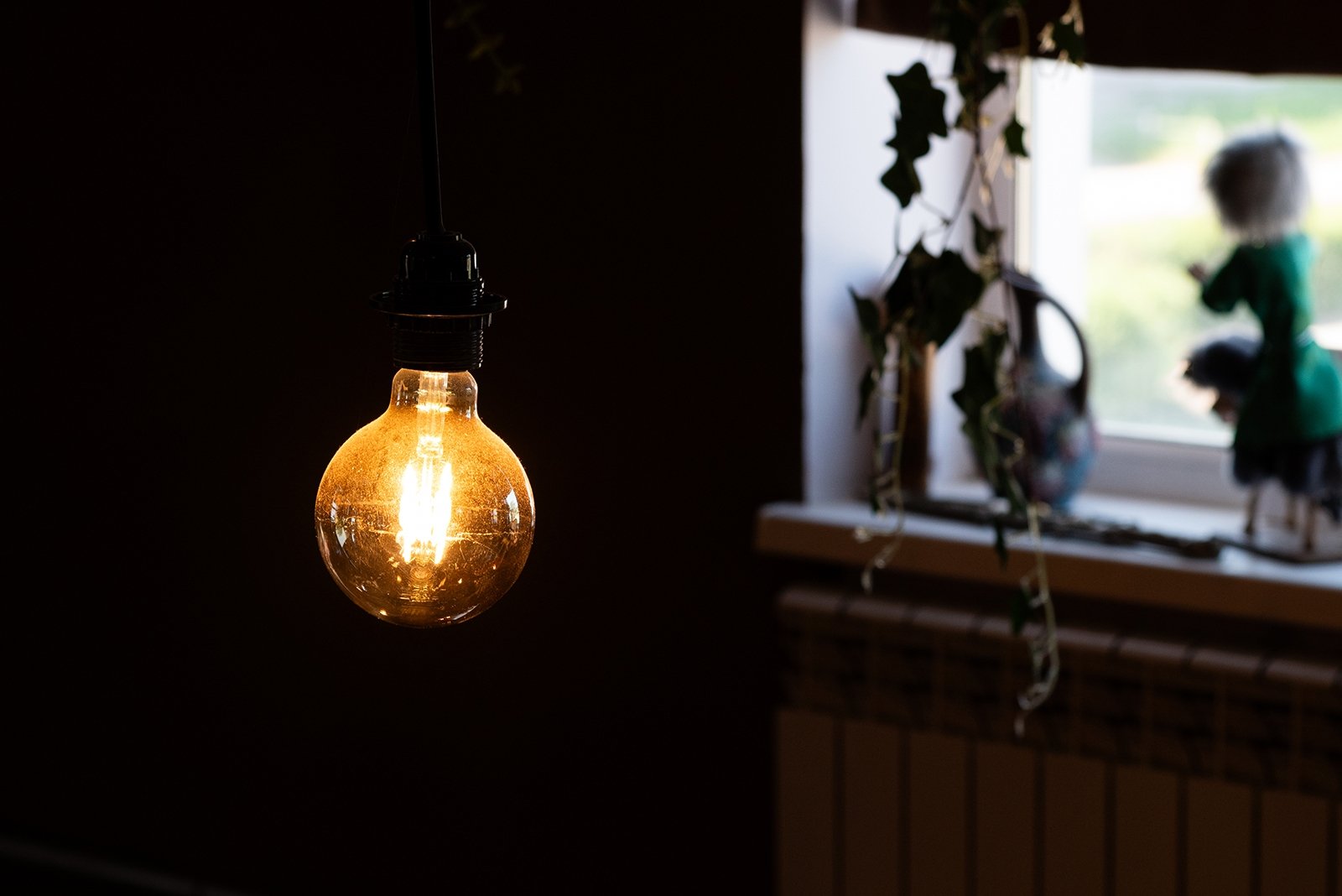 лампочка, искусственное освещение, в темноте, свет Евдокия Сорокина, ИА AmurMedia
