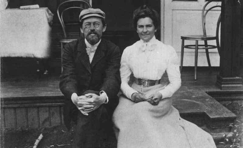 Ольга Книппер и Антон Чехов. 1901 год
